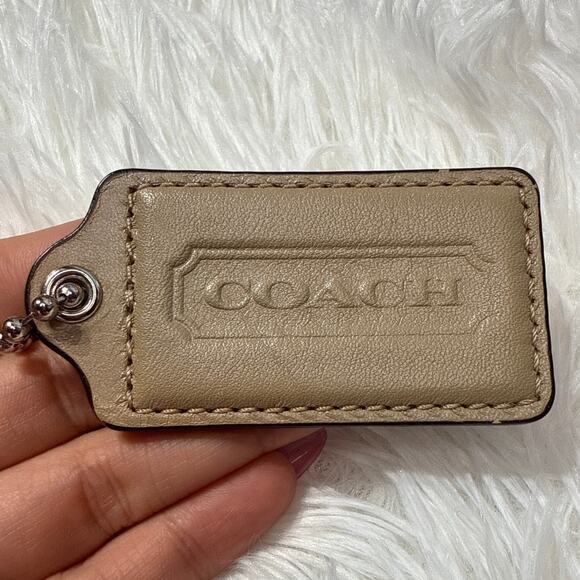 2.5" COACH Fob Bag Charm Hang tag Hangtag - Picture 1 of 2